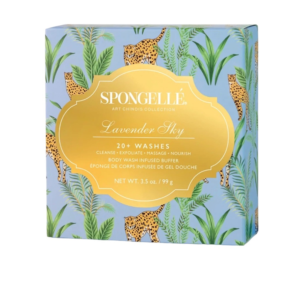 NEW - Spongelle Lavender Sky Body Wash Infused Buffer